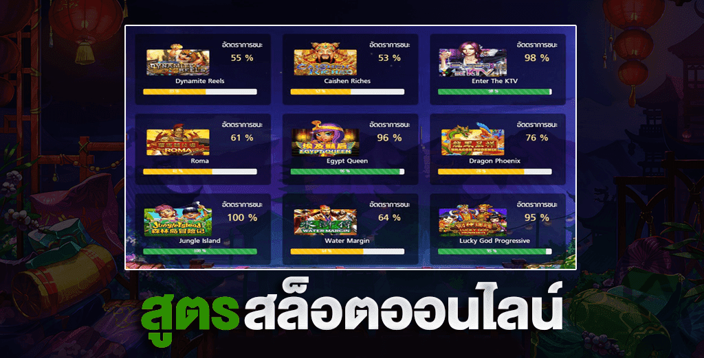 สูตรสล็อต ทุกค่าย ใช้ได้จริง 2564